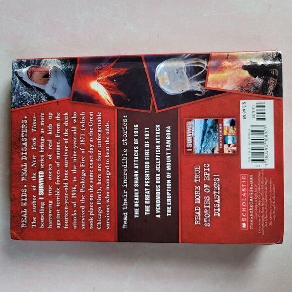 I Survived True Stories Nature Attacks Scholastic Lauren Tarshis 4 Terrifying Ta - Picture 5 of 5